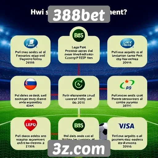 Sistemas de pagamento aceitos pelo 388bet